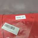 Unisex Adult Matte Graduation Cap and Gown Set with Honor Cord Gold Stoles for College School Bachelor Graduates (Red)