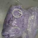 Peomeise 50pcs Lavender Spandex Chair Sashes with Buckle Slider for Wedding, Party Decoration