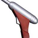 Women's Padme Amidala Blaster Gun Props Plastic Toy Halloween Cosplay Costume Accessories