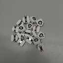 PATIKIL T8 Fluorescent Light Holder, 12 Pack G13 Lamp Base LED Fluorescent Tube Light Socket 500V Non-shunted Turn Type Lamp Holder Replacement, 27x31x18mm