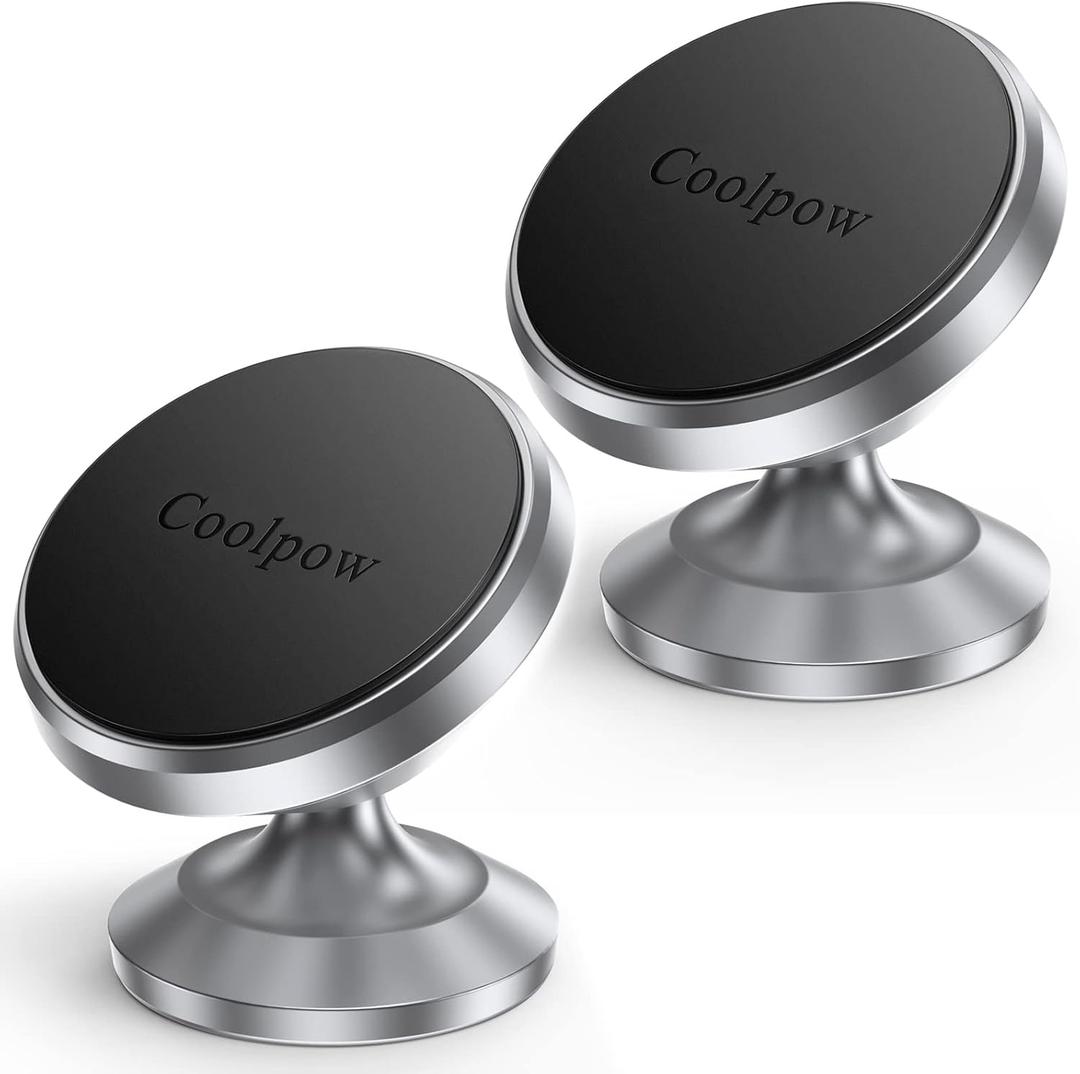 Coolpow2 Packs Magnetic Phone Holder for carStrong Magnetphone holders for your car phone holder Mount for Car4 Metal PlateUniversal Dash cell phone car mount for iphone Samsung car accessories