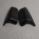 Real Carbon Fiber Side Mirror Caps, Ox Horn Style Replacement Wing Mirror Covers Compatible with Infiniti Q50 Q60 Q70 QX50 QX30 2014-2020