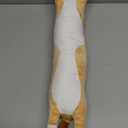 Shangman Lovely Plush Cat Doll Cute Cartoon Soft Stuffed Kitten Long Throw Sleeping Pillow Toy Gift for Kids Girlfriend Multiple Size (Brown,50cm/19.6in)