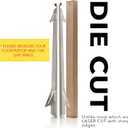 25 Stainless Steel Countertop Oven Gap Filler Covers Space Between Stove and Countertop Heat-Resistant, Easy to Clean (Set of 2)