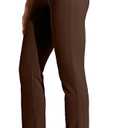 Willit Women's Yoga Dress Pants Straight Leg Work Slacks Stretchy Office Casual 4 Pockets Belt Loops 28"/29"/30"/31"/33" (Medium)