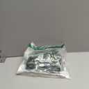 4 Pack Double Car Purse Hook Holds Up to 25 kg / 55 lbs XL Faux Leather with Durable Metal Hook (2.7x2cm)  Perfect Headrest Hooks for Car to Organize Bags and Essentials (Black)