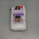 Hanes Women's Underwear Pack, 10-Pack, Full-Coverage Cotton Blend Panties, Moisture-Wicking Underwear for Women (9, All White)