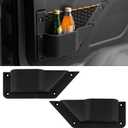 Front Door Storage Pockets Front Door Side Organizer Box Ford Bronco Storage Expansion Interior Accessories, Door Cup Holder, Compatible for Ford Bronco 2021-2025 2/4 doors2 PCS