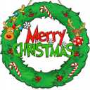 Christmas Door Sign Decorations, Christmas Welcome Wooden Hanging Sign for Holiday Xmas Door Wall Tree Ornaments Yard Porch Home Decor