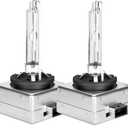 D3S HID Xenon Headlight Bulb Fit for Ford 2013 2014 F150 2009-2019 Flex 2011-2019 Edge Titanium 2013-2019 Escape Titanium, 8000K Blue, 35W OEM High Low Beam Xenon Lights Replacement, Pack of 2