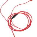 Sports Earbuds Wired 3.5MM Red And Black