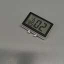 Digital Reptile Thermometer Hygrometer with Hook & Adhesive, LCD Display Temperature Humidity Gauge for Reptile Tanks, Terrariums, Bearded Dragon, Hermit Crab Accessories (-10℃~+50℃/20%-90% RH)