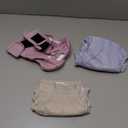 ZINGTERRA 3 Pack Washable Female Dog Diapers, Reusable Diaper for Doggie, Highly Absorbent Dog Diaper, Adjustable Leakproof Puppy Diapers Skirt for Heat, Incontinence, Period Doggy Nappies M
(M(12"-15"Waist), Khaki,Pink, Light Blue)