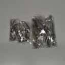 100Pcs Iron Blank French Barrette Hair Clip 4 Sizes 39/51/59/78mm Long Platinum for DIY Hair Accessories Making