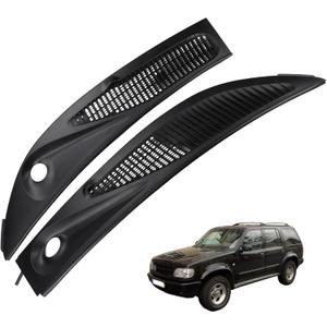 Windshield Wiper Cowl Cover Panel Grille Compatible with Ford Explorer Mercury Mountaineer 1995 1996 1997 1998 1999 2000 2001 2002 2003 2004 2005
