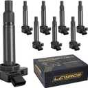 Set of 8 Ignition Coil Pack Fits for V8 4.7 4.3 2000 2001 2002 2003 2004 205 2006 2007 2008 2009 Toyota Tundra Sequoia Land Cruiser 4Runner LEXUS LX470 GX470 GS430 LS430 SC430 Replaces UF230 UF493