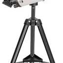 Maksutov-Cassegrain Telescope, Mak70 Telescopes for Adults Kids 1000mm Focal Length 70mm Objective Lens, Beginners Astronomy Telescope with Slow Motion Gimbal Tripod (Grey)