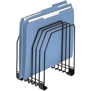 Fellowes Workstation File Organizer, 7 Section, Wire, Black (68112) (Holds letter or legal size files.)