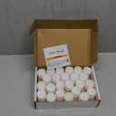 Homemory 48-Pack Novelty Flickering Flameless Tea Lights Candles, 200+Hours Battery-Operated LED Fake Candles for Wedding Table Centerpieces, Proposal, Anniversary, White Base, 1.5'' H1.3''