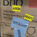 Brio Moderna Bottom Load Water Cooler Dispenser - Tri-Temp, Adjustable Temperature, Self-Cleaning, Touch Dispense, Child Safety Lock, Holds 3 or 5 Gallon Bottles, Digital Display and LED Light