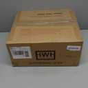 White Pendant Light Fixture, HWH Modern Kitchen Island Light Fixtures 12 Inch, 1-Light Hanging Lighting for Dinning Room Schoolhouse, Black Metal and White Opal Glass Shade, 5HYS89MIL-G BK