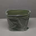 Small Trash Can Plastic Bathroom Wastebasket 3.2 Gallon Slim Garbage Container Bin with Handle for Home Kitchen Bathroom Bedroom Office, 2 Pack (Green)