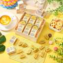 Wettarn 100 Sets Taco Positive Gifts Cute Stress Balls with Support Boxes Mexican Party Favors for Cinco De Mayo Fiesta Gifts Employee Coworker Friends Office Desk Decor