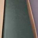 VASAGLE EKHO Collection - Storage Ottoman Bench, Entryway Bedroom Bench, 15 Gallons, Synthetic Leather with Stitching, Mid-Century Modern, Safety Hinges, Loads 660 lb, Forest Green ULOM074C01