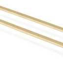 Rergy Cabinet Pulls Kitchen Handles for Cabinets, 10Pack Gold 12inch Hole Center, Square Drawer Hardware Zinc Alloy Dresser Handle for Cupboard