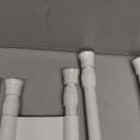 4 Sets Double RV Refrigerator Bars, 15.8-27.6 Inches Non-Slip Adjustable RV Fridge Tension Rods, for Camper Refrigerator, Kitchen, Bookshelf, Cupboard-White