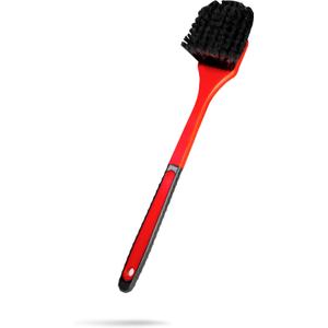 Adam's Polishes Fender Brush - Rubberized, Professional Long Handle Car Wash Brush