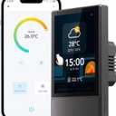 SONOFF NSPanel Smart Switch - 2-Switch Panel Home Control With Touchscreen, Temperature Function, Lights Control - Compatible With Alexa and Google Home, Black