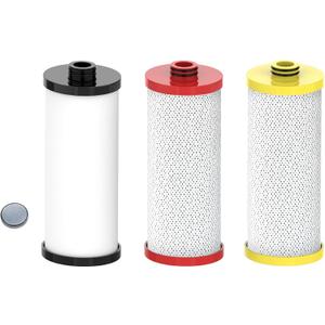 Waterspecialist WS852 Replacement for Aquasana AQ-5300R Under Sink Water Filter, Aquasana Filter Replacement, 600 Gallons, Reduce 99% of Chlorine, Taste and Odor, 3 Filters