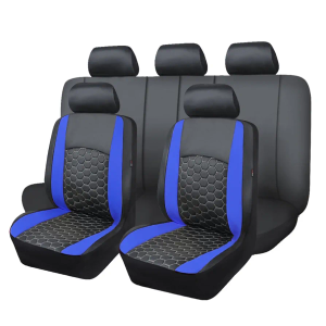 Flying Banner car seat Covers Full Set Faux Leather Embroidery Quality Sport Man Truck airbag Compatible Rear Bench Split 40/60 50/50 60/40 Quilted 5MM Thickness spoonge (Blue Black, Full Set) Flying Banner car seat Covers Full Set Faux Leather Embroidery Quality Sport Man Truck airbag Compatible Rear Bench Split 40/60 50/50 60/40 Quilted 5MM Thickness spoonge (Blue Black, Full Set)