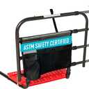 Stander EZ Adjust Bed Rail, Adjustable Senior Bedrail and Safety Assist Railing for Elderly Adults with Organizer Pouch, ASTM Safety Approved Guard-Rail, Black