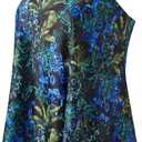 SUUKSESS Women Ruffle High Waisted Tankini Swimsuit Tummy Control Bathing Suit (Blue, XL)