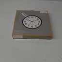 Bernhard Products Black Wall Clock, Large 13-Inch Silent Non Ticking Quartz Battery Operated Round Easy to Read Classroom/Home/School/Office Clock