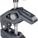 SMALLRIG Crab-Shaped Super Clamp, Camera Mount, 1/4"-20, 3/8"-16 Threaded Holes, 7.7lbs/3.5kg Payload, Compatible with Cameras, Monitors, LED Lights, etc.
