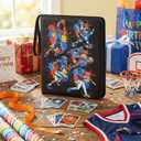 Sports 9-Pocket Trading Card Binder with Zipper, Fits 900 Cards; PU Leather Collector Album for Pokemon, Sports Cards, TCG & K-pop Photocards; Card Folder for Boys, Girls & Adults