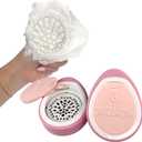Textured, Portable, Septic-Safe Tush Cleaning Instead of Flushable or Baby Wipes, Pink