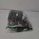 Bathroom Rug Set 5 Piece - Black Bathroom Rug Set, Memory Foam Bath Mat, Non Slip Extra Soft Absorbent Washable for Bedroom, Kitchen, Dining Room and Living Room