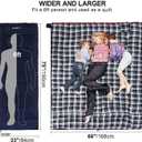 REDCAMP Cotton Flannel Sleeping Bag for Camping Backpacking, Adults Cold Weather Envelope Sleeping Bags with 2/3/4/6lbs Filling