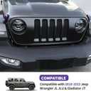 Hood Latch Lock Catch Brackets Cover Trim Fit for 2018-2025 Jeep Wrangler JL JLU & Gladiator JT(Purple)