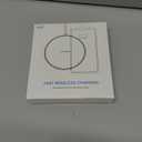 Fast Wireless Charger,20W Max Wireless Charging Pad Compatible with iPhone 17/17 Pro/17 Pro Max/17 Air/16/15/14/13/12/X,AirPods;FDGAO Induction Charge Mat for Samsung Galaxy S25/S24/S23 (20W-Mirror White)