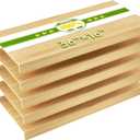 Bamboo Wire Shelf Covers, 5-Pack, 36" W x 16" D