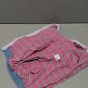 Dog Striped Recovery Suit, Puppy After Surgery Onesie for Female Male Dogs, Dogs Cats Long Sleeve Pajamas Bodysuit, Surgery Abdominal Wound Bandages Clothes, Dog Pant for Shedding Skin Disease (X-Large, Pink)