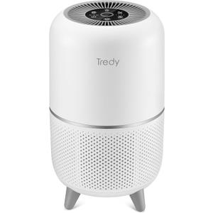Tredy HEPA Air Purifier for Home 200 Sq.ft Large Room with Air Quality Sensor, Filters The Air, Removes Allergies/Molds/Dust/Smoke/Odor/Pollen/Pets Dander and Other Particles (White)