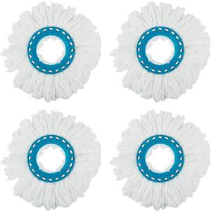 Replacement Head Rotating Mop Cloth Set for Leifheit Clean Disc Mop - Pack of 4