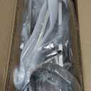 SEEBLEN 6-Light Modern Track Lighting Fixtures Ceiling, Flexible Foldable Arm and Rotatable Light Head,Nickel Kitchen Track Lighting for Kitchen Islands, Dining Rooms, Bars, Closets, Workbenches.