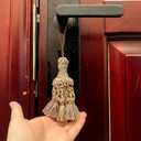 1 Pack Small Decorative Tassel with Hanging Loop, 8 in Total Length  Handcrafted Curtain Tieback, Ornament, and Home Dcor Accent (E98327_A)